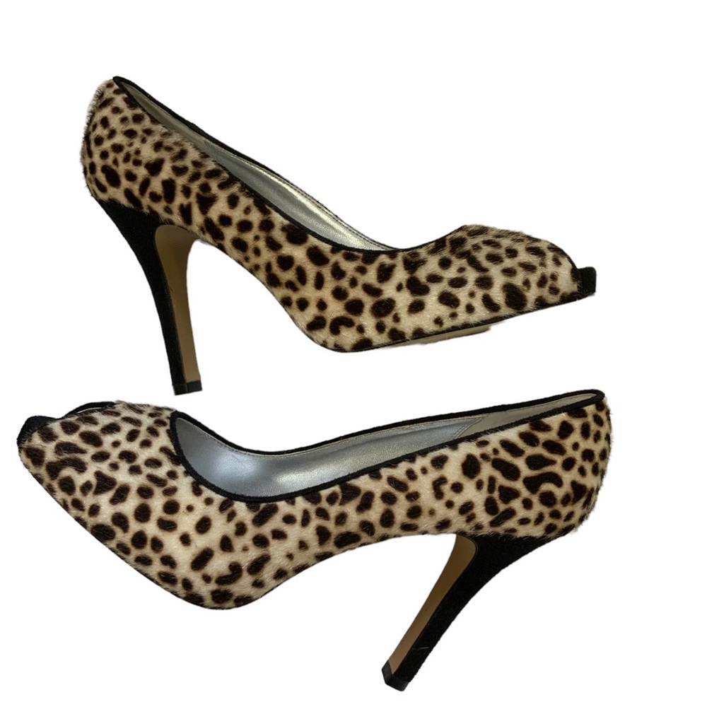 Preview International Leopard Calf Hair 4" Pumps sz 10 NWT